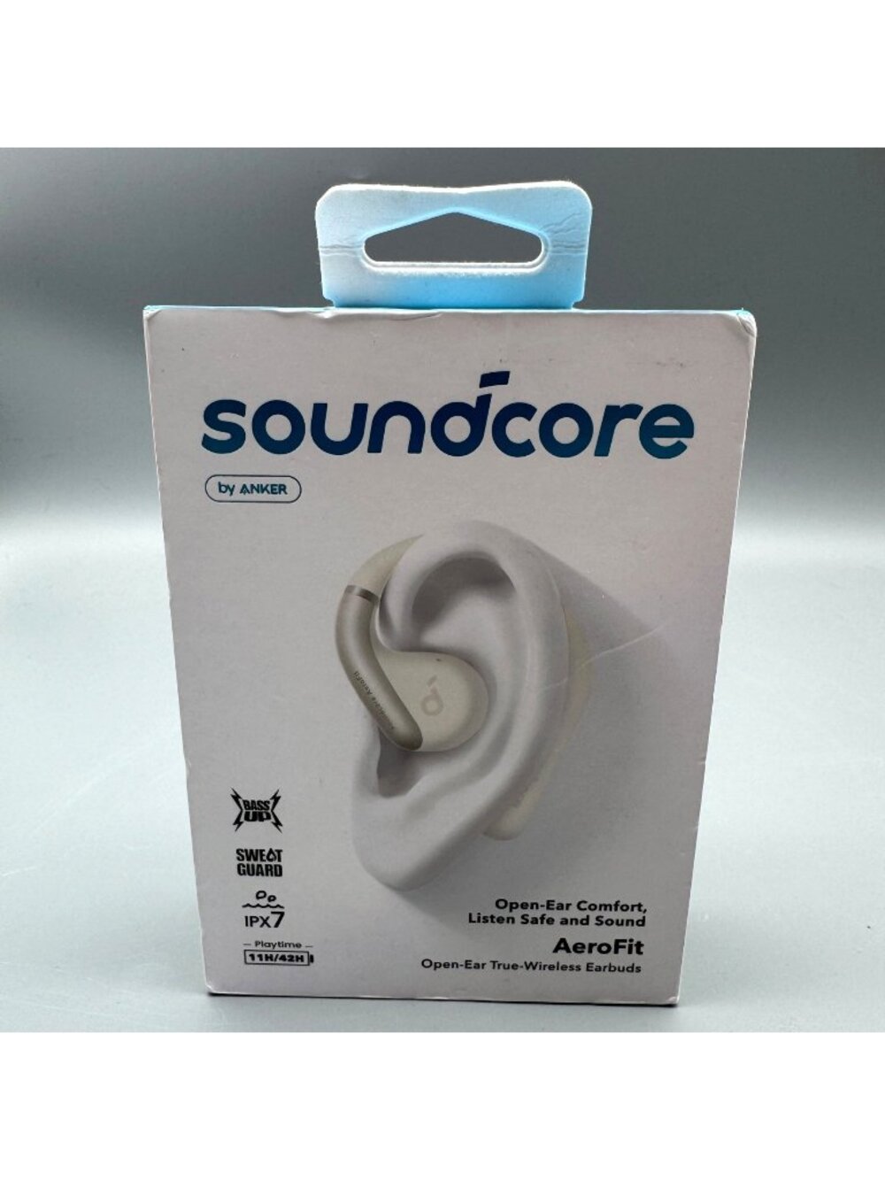 Soundcore AeroFit Open Ear Wireless Earbuds IPX7 Bluetooth Anker